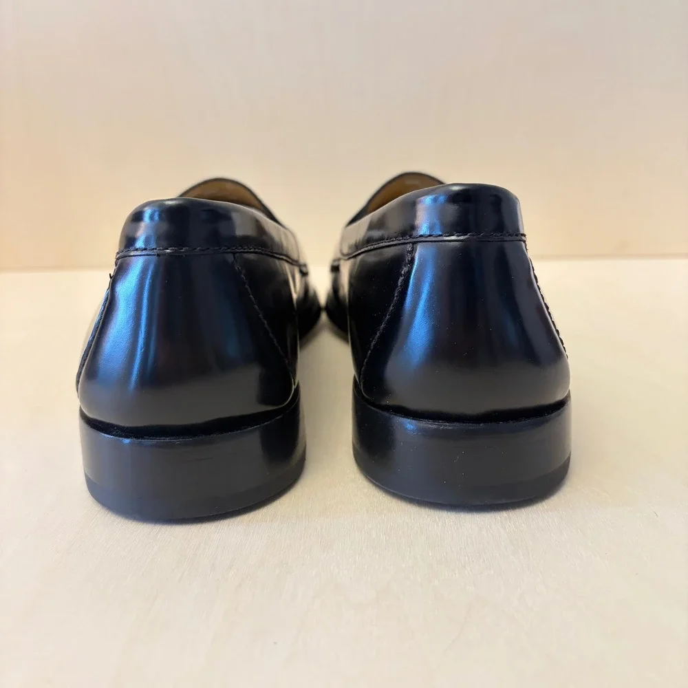 Cole Haan Pinch Prep Penny Loafers Mens 11 Black Slip On Dress Shoes New